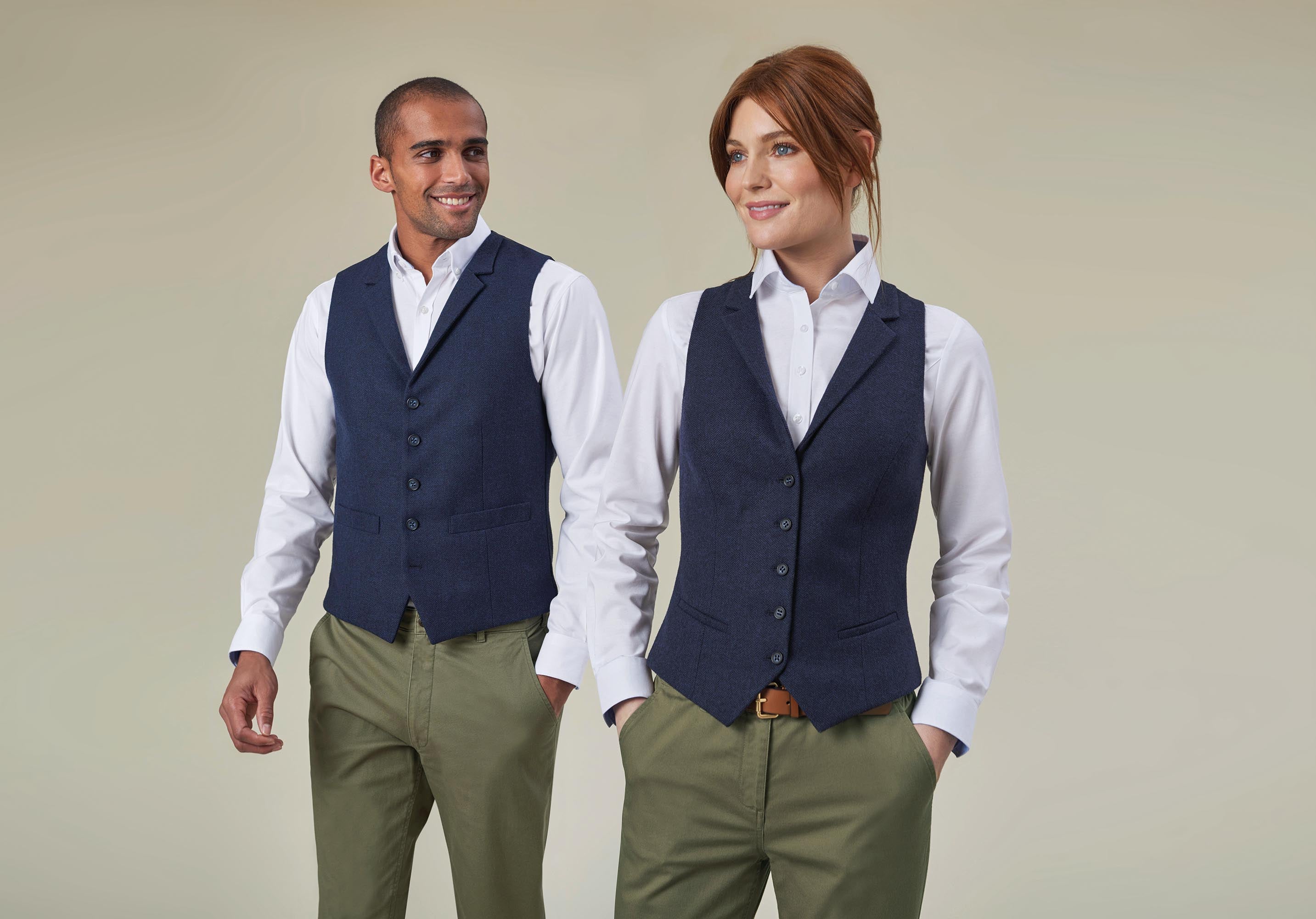 Greenville Tweed Vest (D) - TV2383