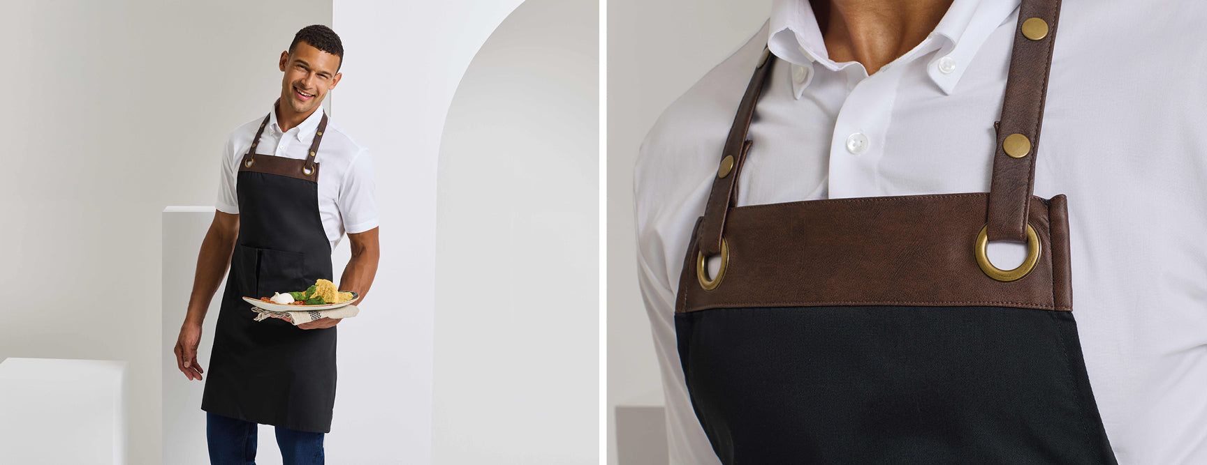Espresso Bib Apron - P123