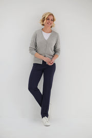 Augusta V Hals Cardigan (D) - TV2309