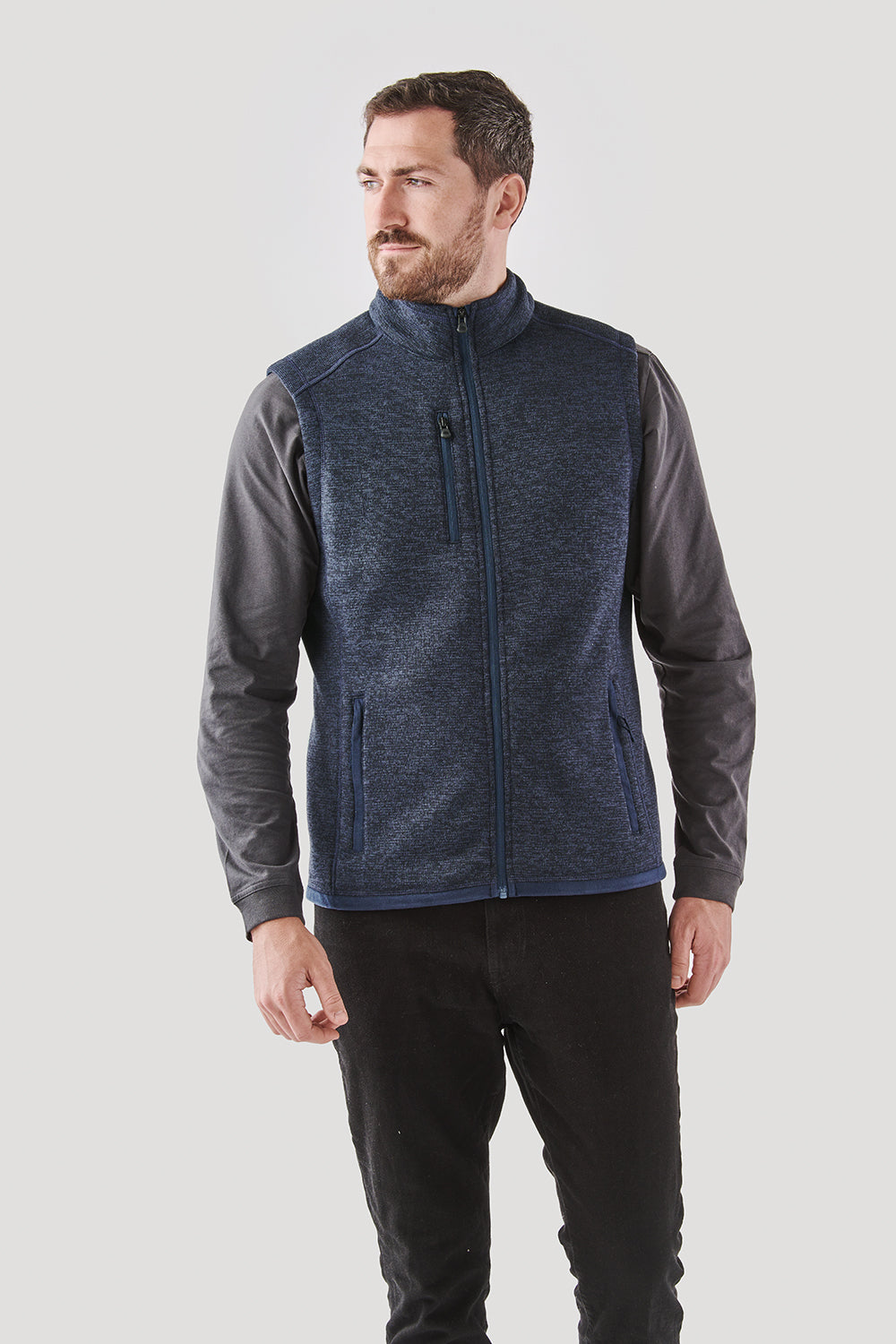 Avalanche Full Zip Fleece Vest - SF40