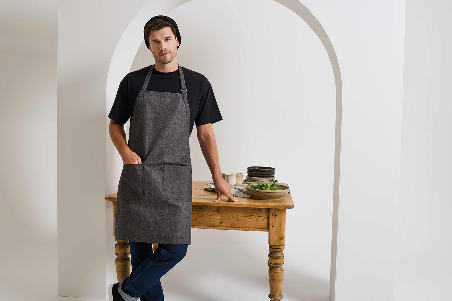 Organic Fairtrade denim Apron - P113
