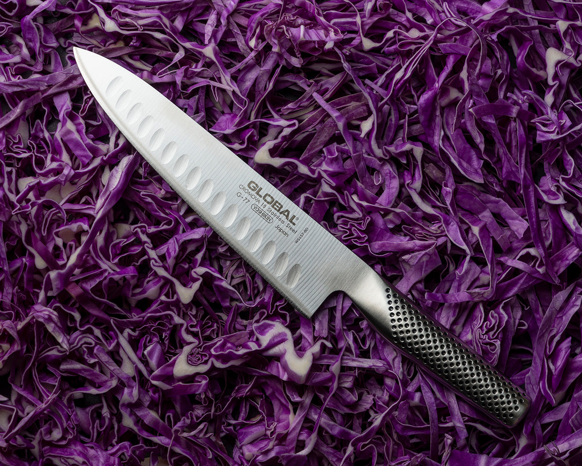 Kokkekniv 20 cm hulslipt - QG77