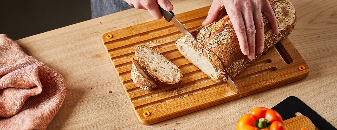 Functional Form Skjærebrett Bambus med Brødkniv - FI1057551