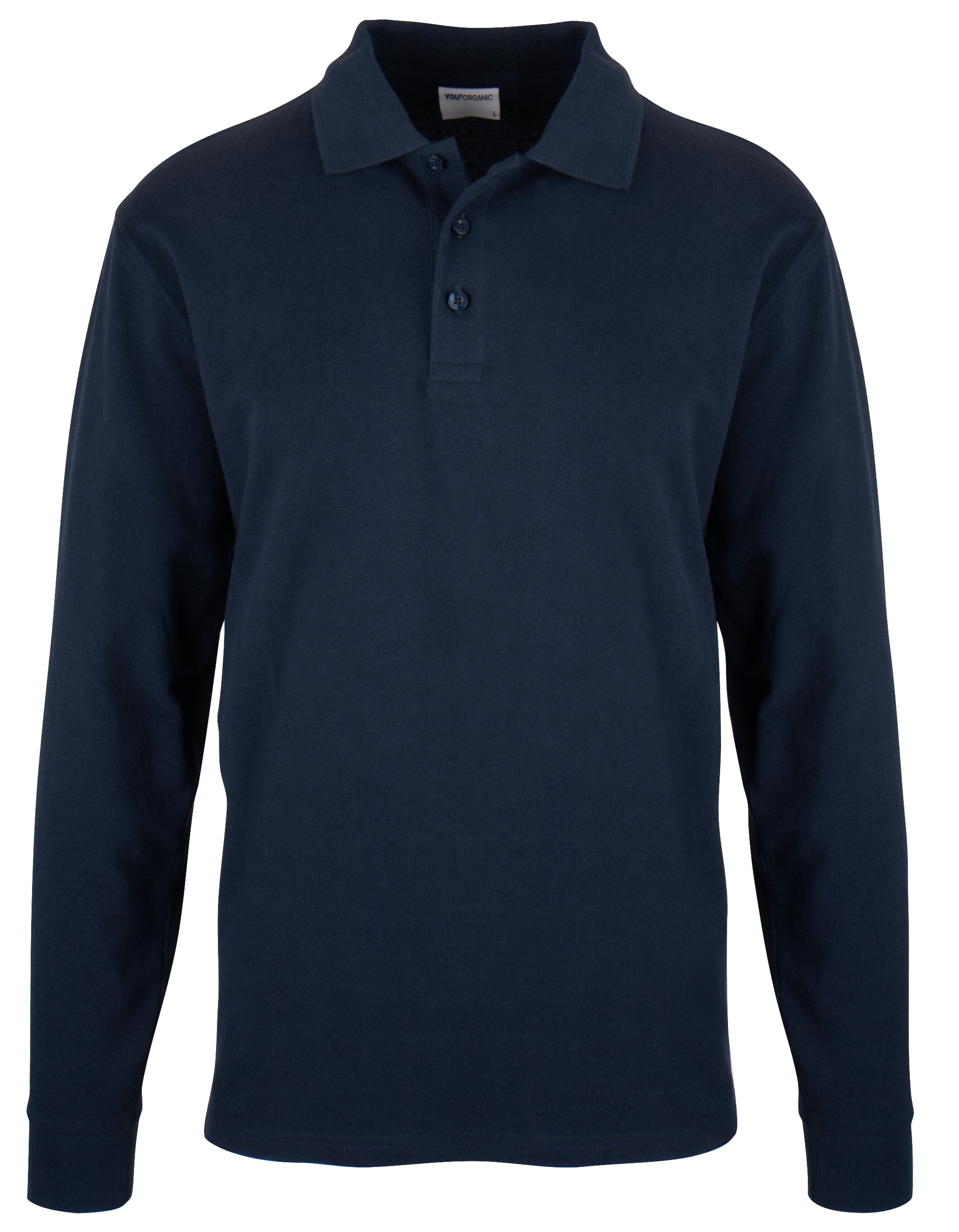 ORGANIC L/S POLO GOTS (U) - 6514