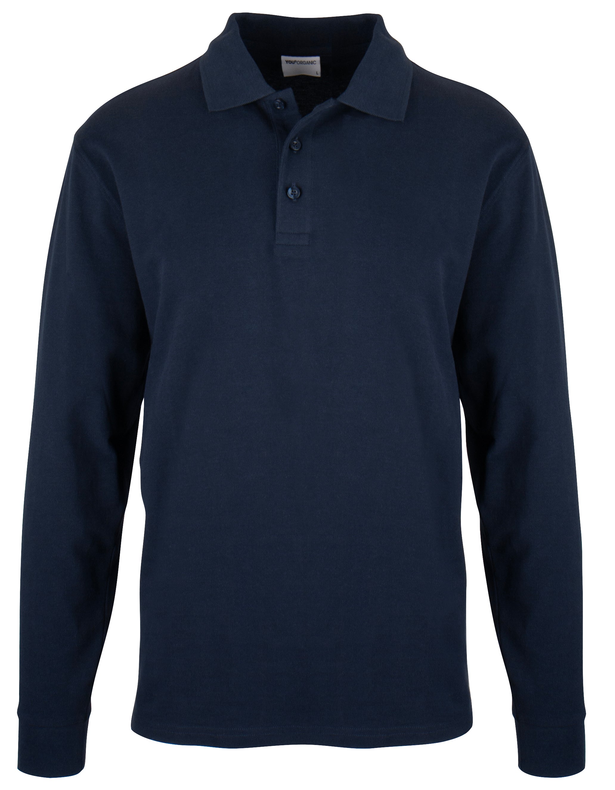 ORGANIC L/S POLO GOTS (U) - 6514