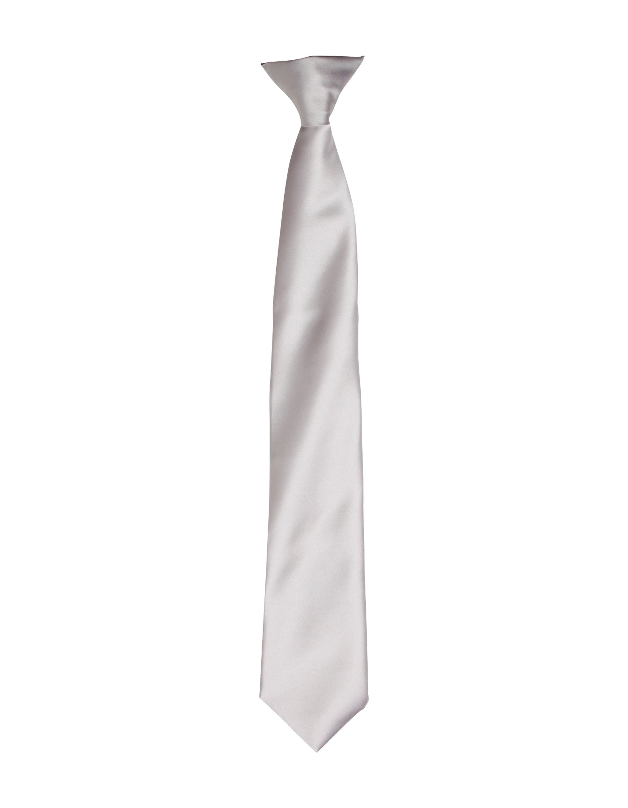Colours Satin Clip Tie - P755
