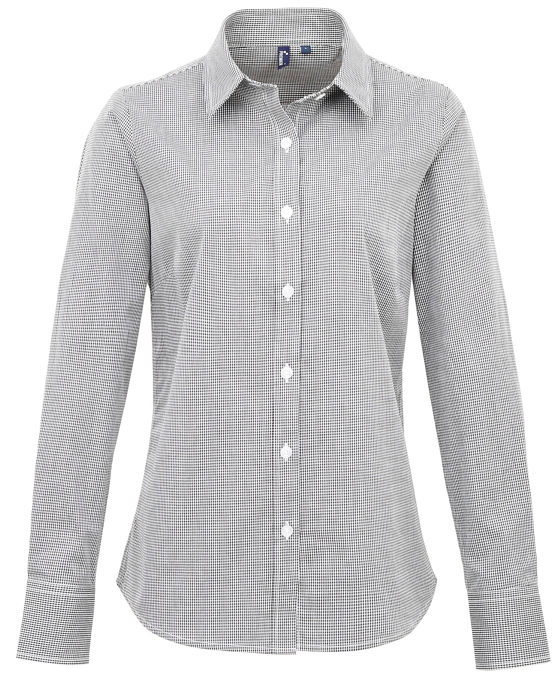 Ladies Gingham L/S - P320