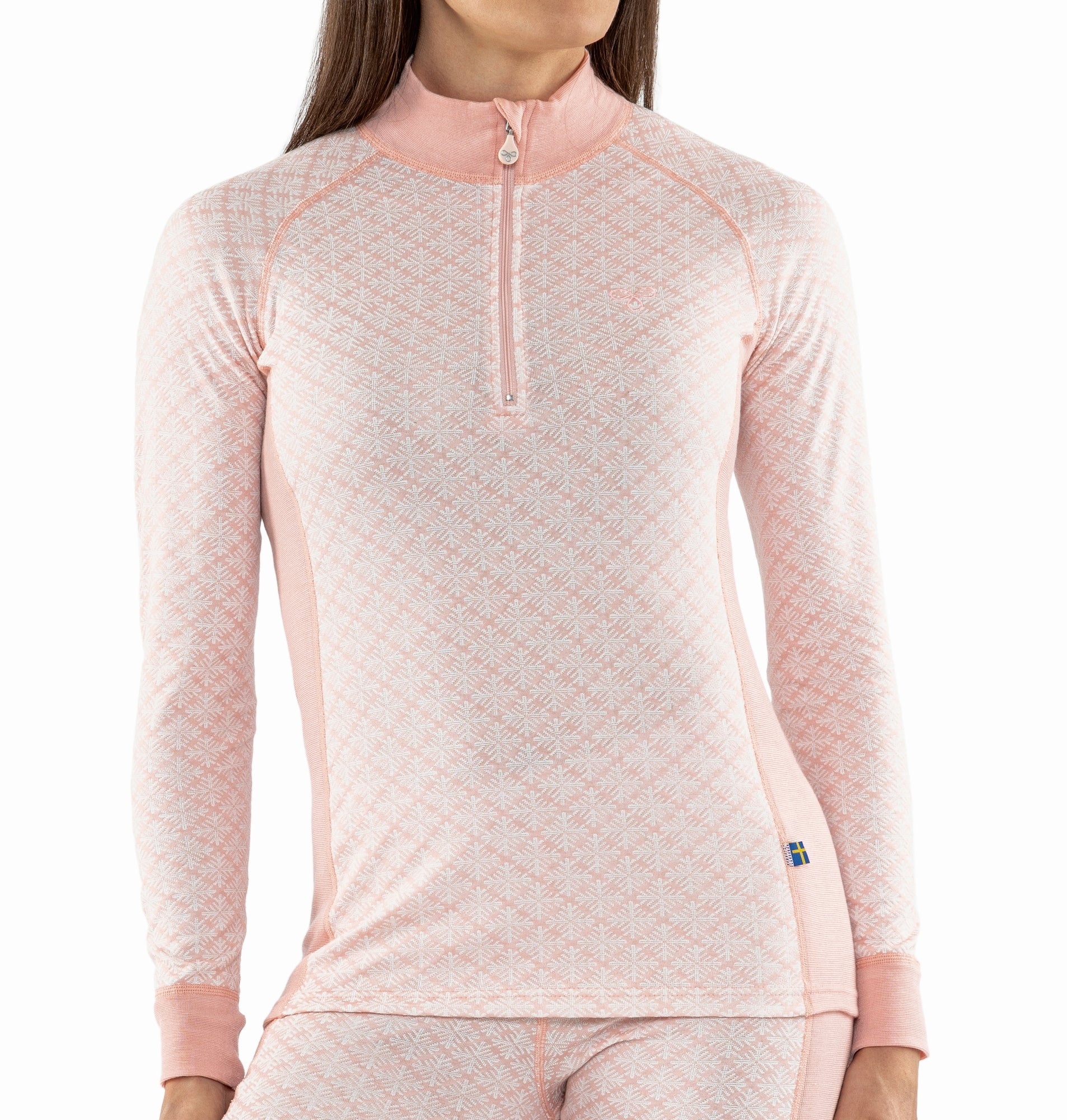 Termo Sequal Jaquard Turtle neck w. zip LS W