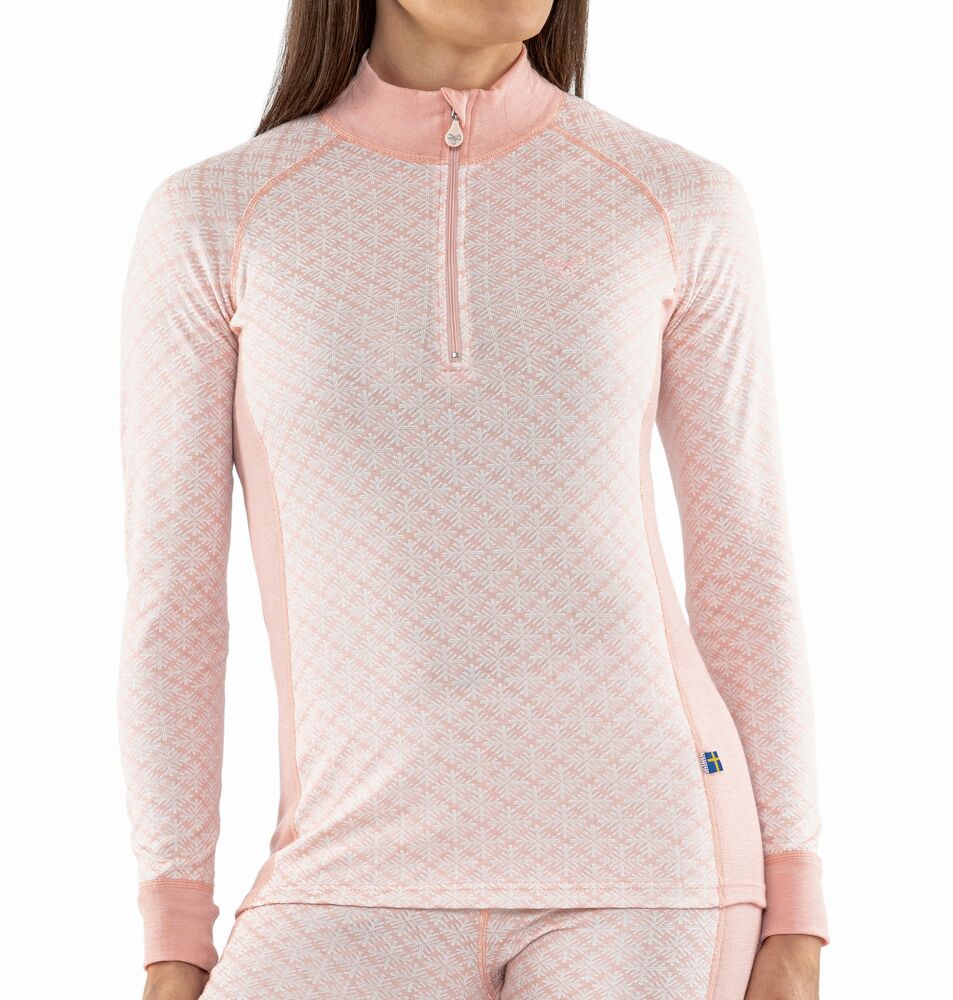 Termo Sequal Jaquard Turtle neck w. zip LS W