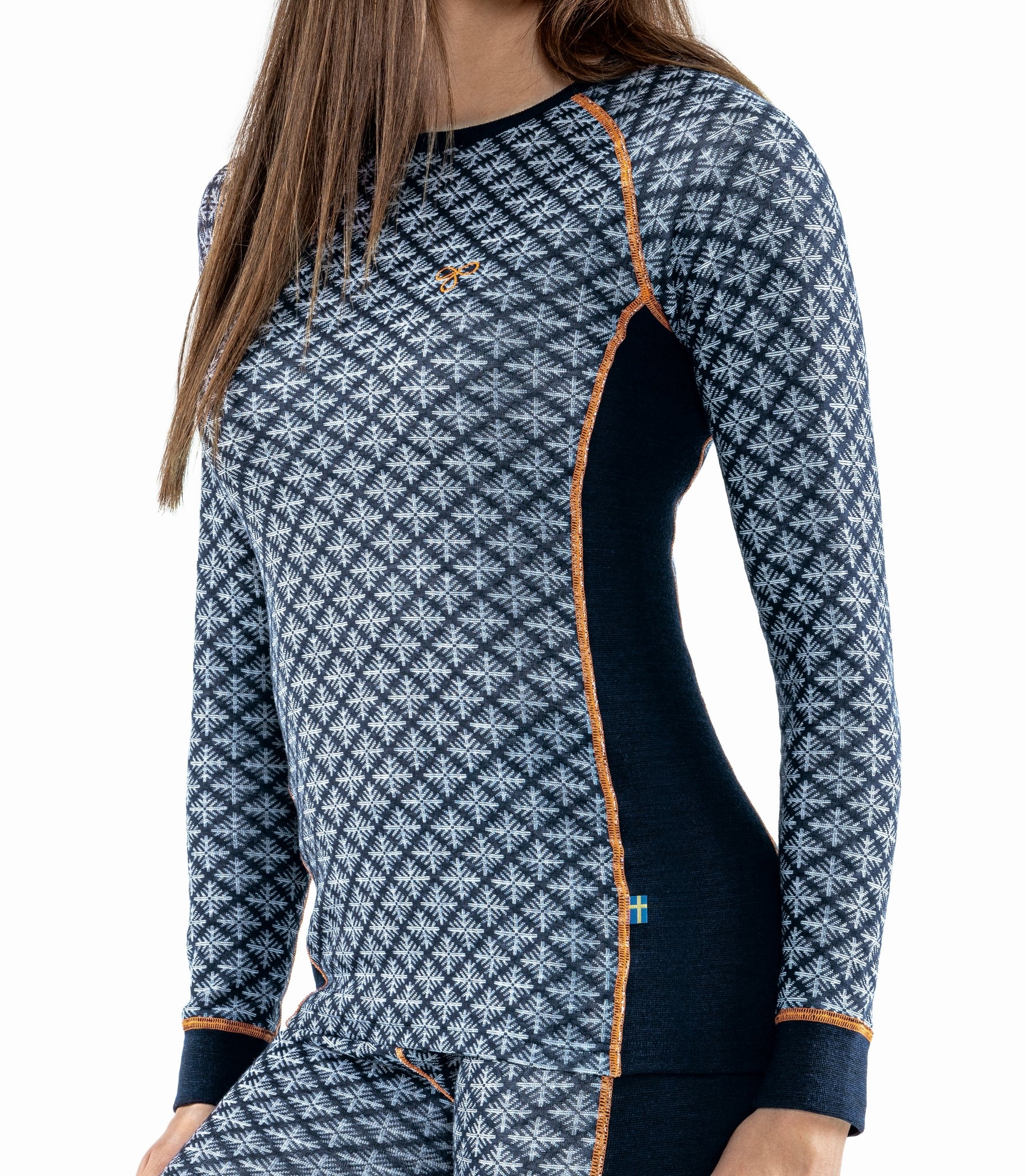 Termo Sequal Jaquard Round neck LS W