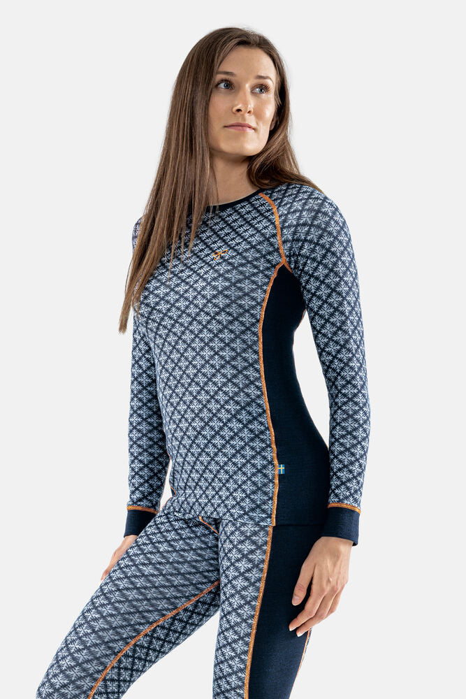 Termo Sequal Jaquard Round neck LS W