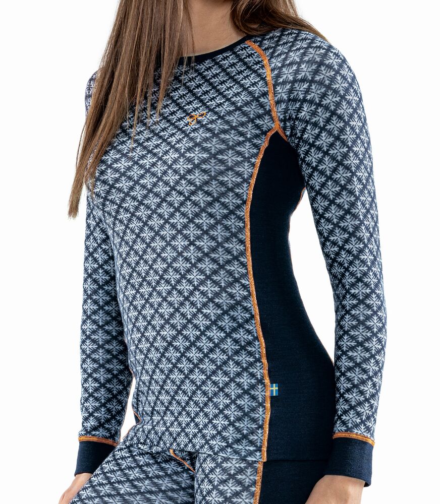 Termo Sequal Jaquard Round neck LS W