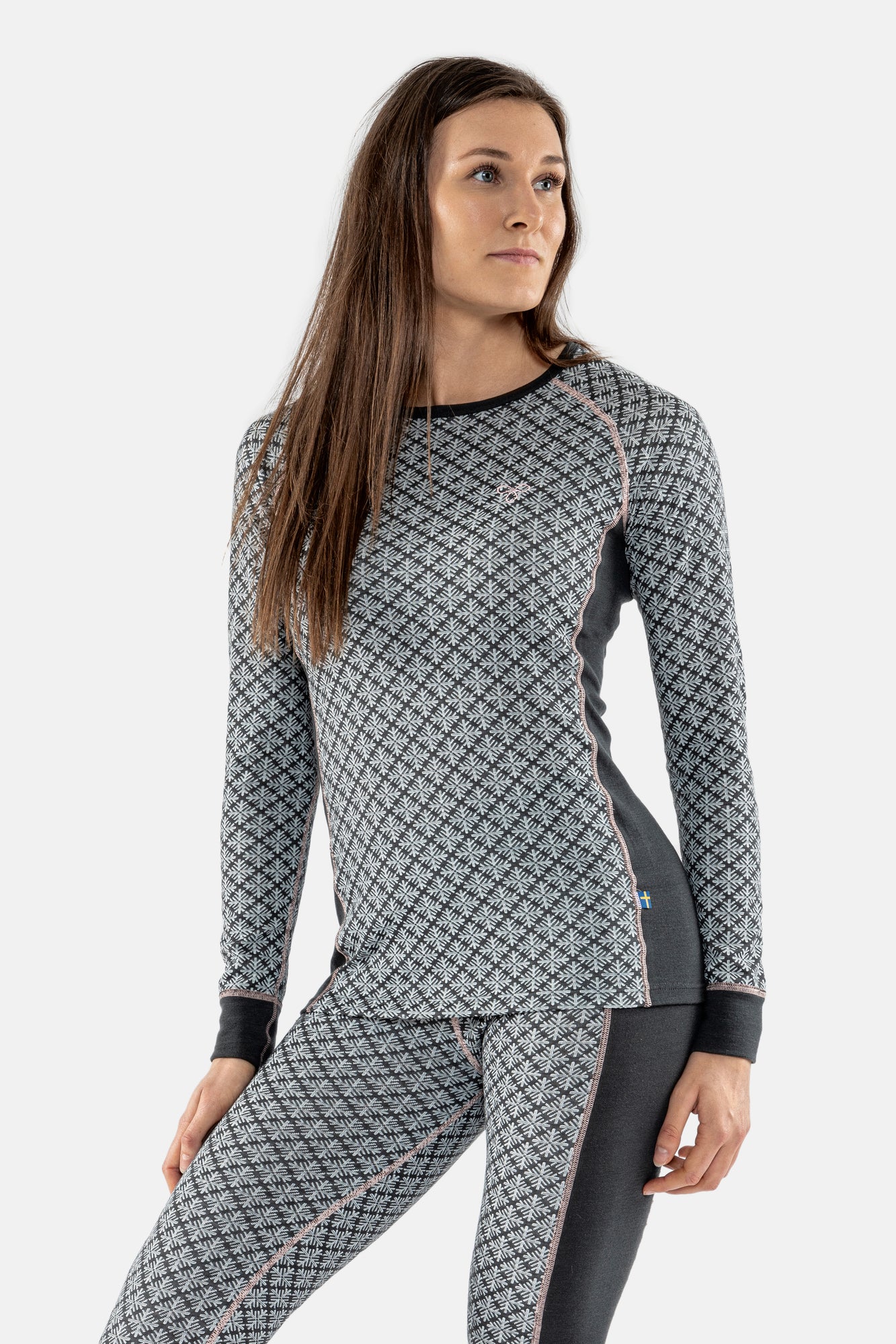 Termo Sequal Jaquard Round neck LS W