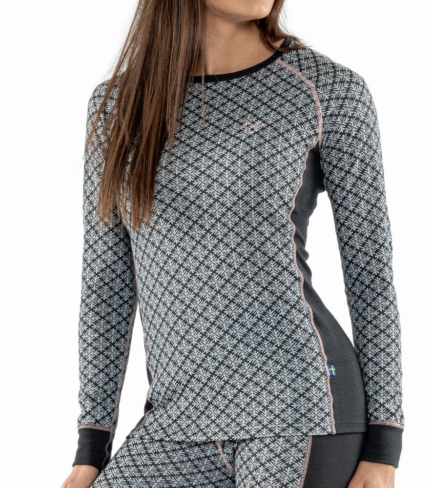 Termo Sequal Jaquard Round neck LS W