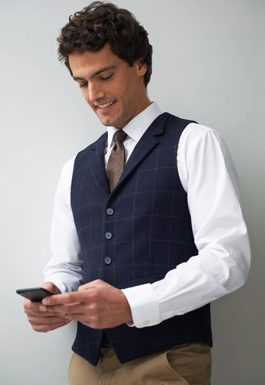 Memphis Tweed Vest (H) - TV1463