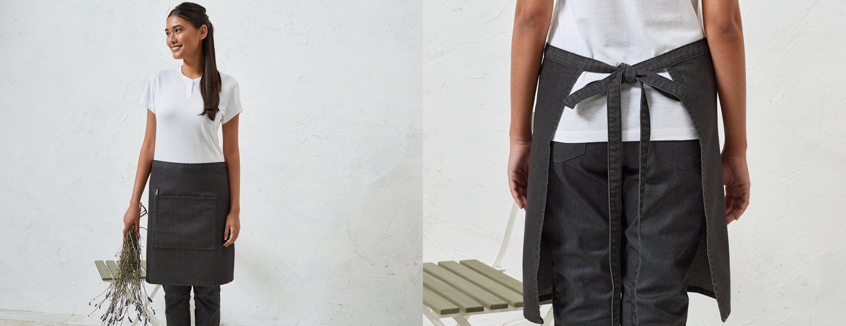 Colours Collection Mid Length Pocket Apron - P141