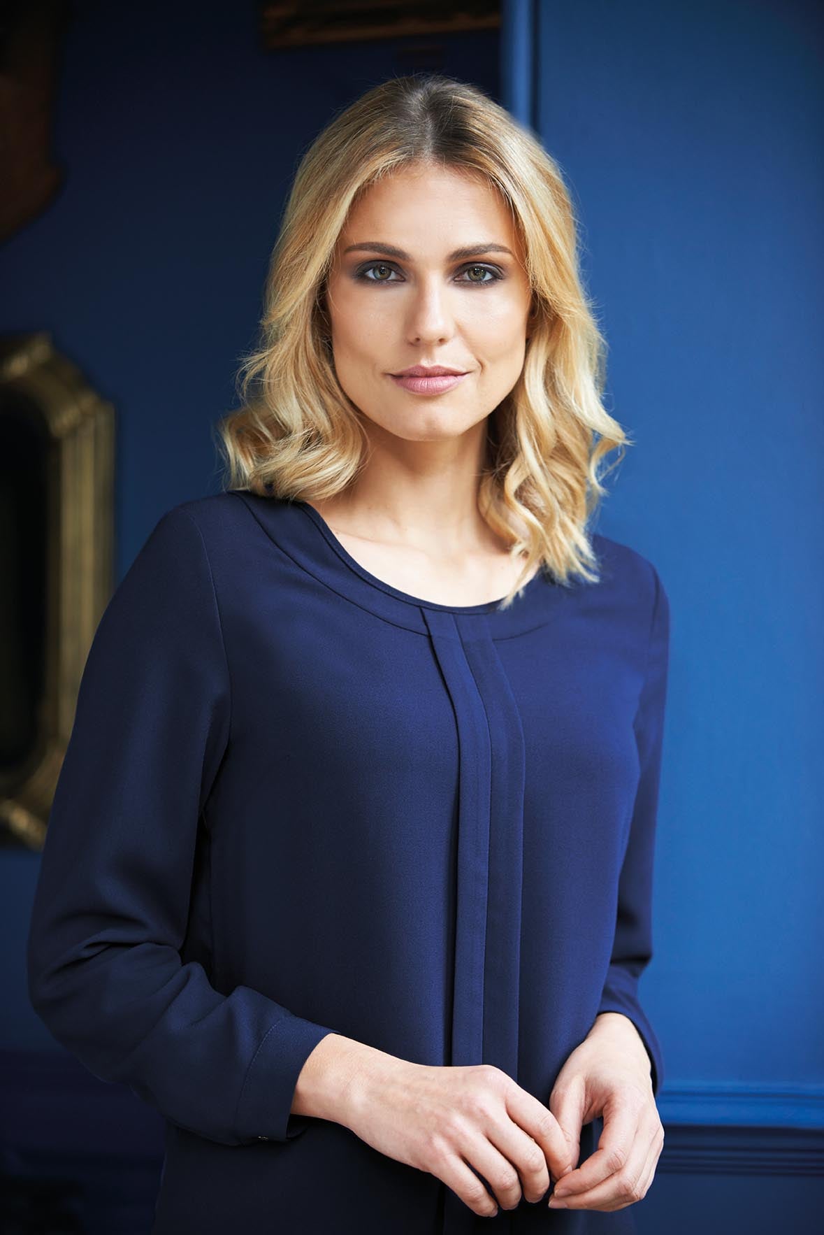 Roma L/E Crepe Skjorte (D) - TV2279