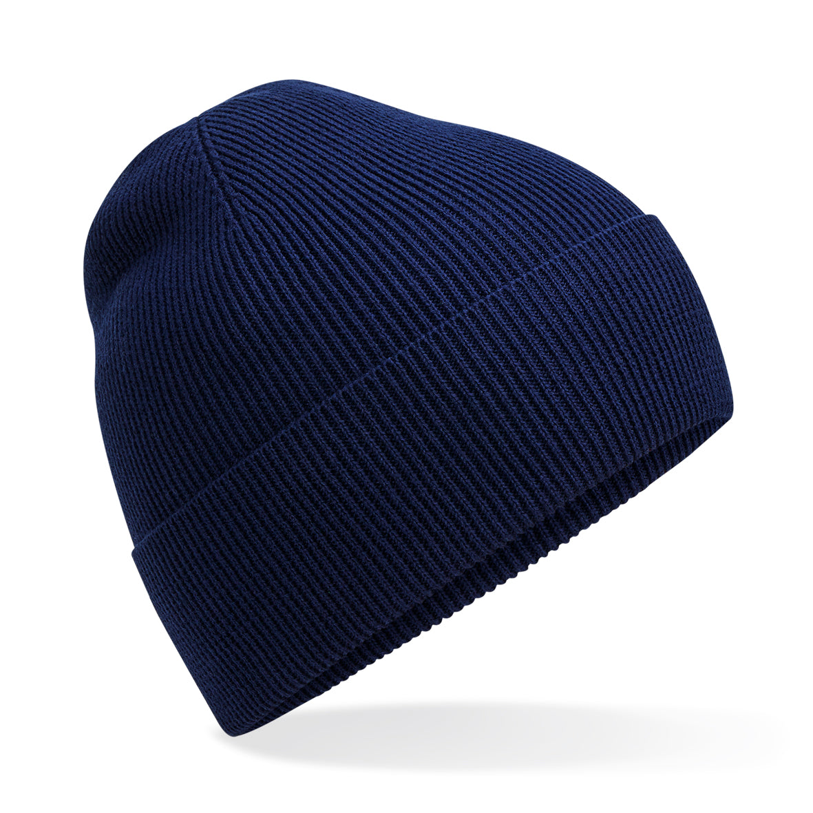 Organic cotton fine knit beanie