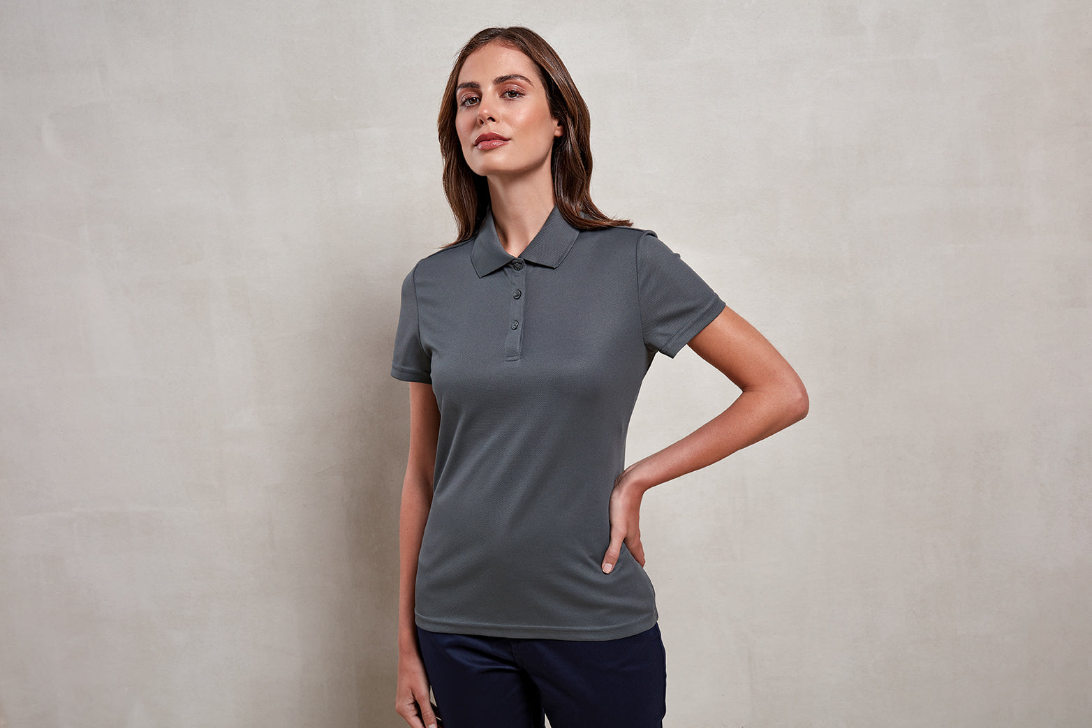 Ladies Spun Dyed Polo Shirt - P633