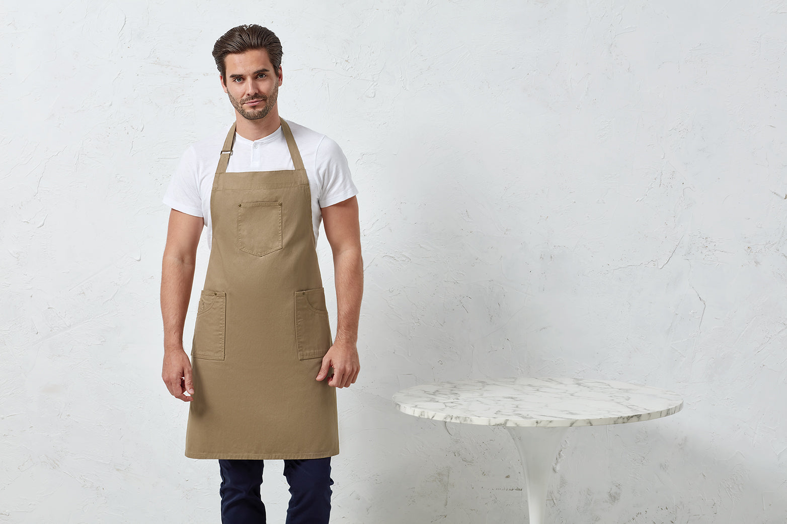 Chino Bib Apron - P132