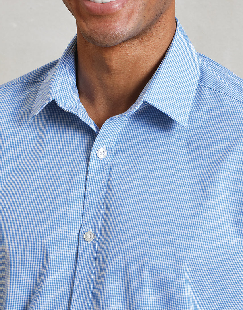 Men's Gingham L/S - P220