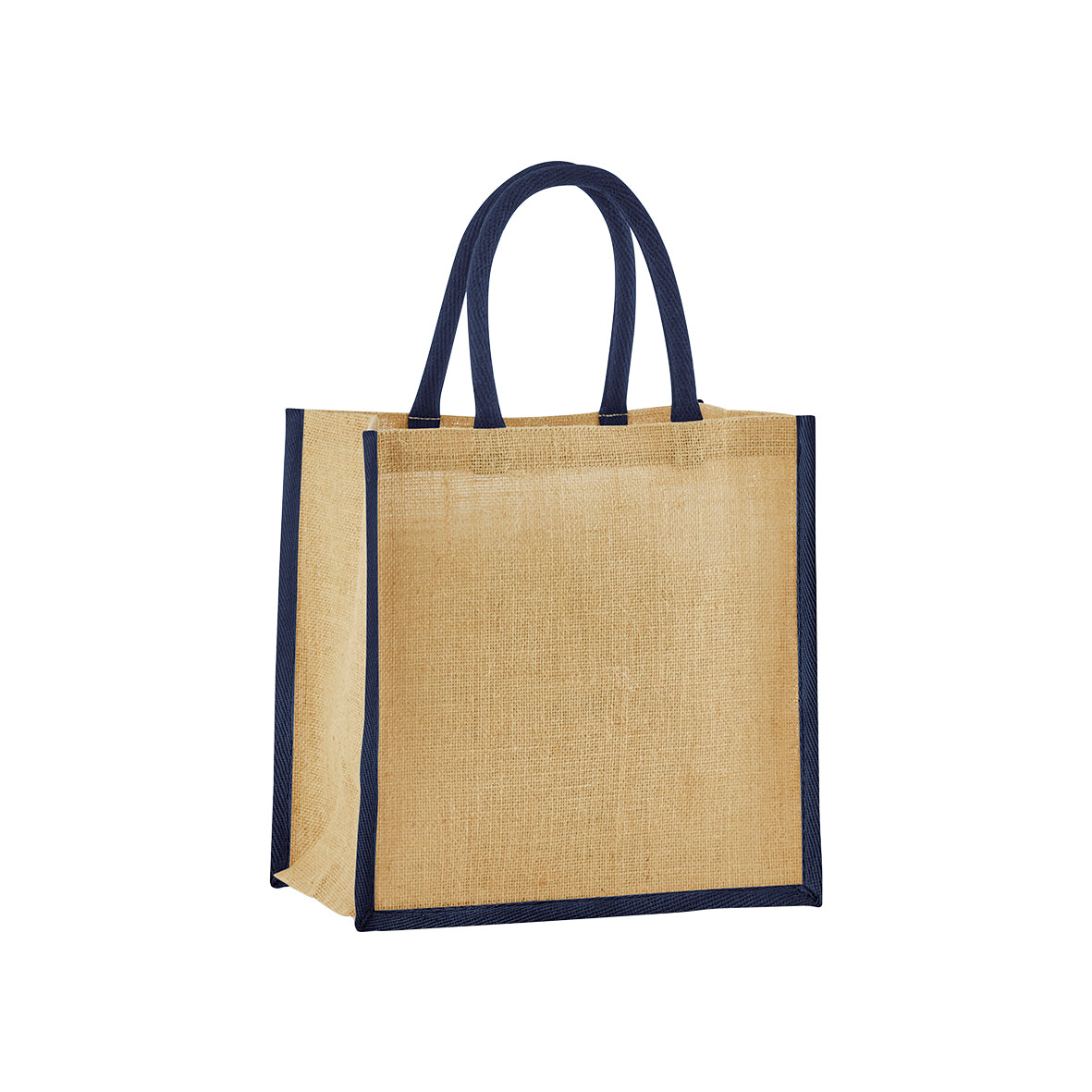 Natural starched jute mini gift bag