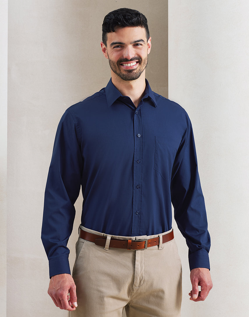 Men's Poplin L/S - P200