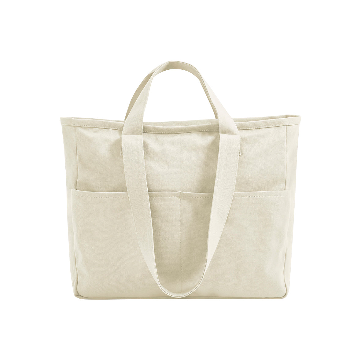 Double Handle Cargo Pocket Tote