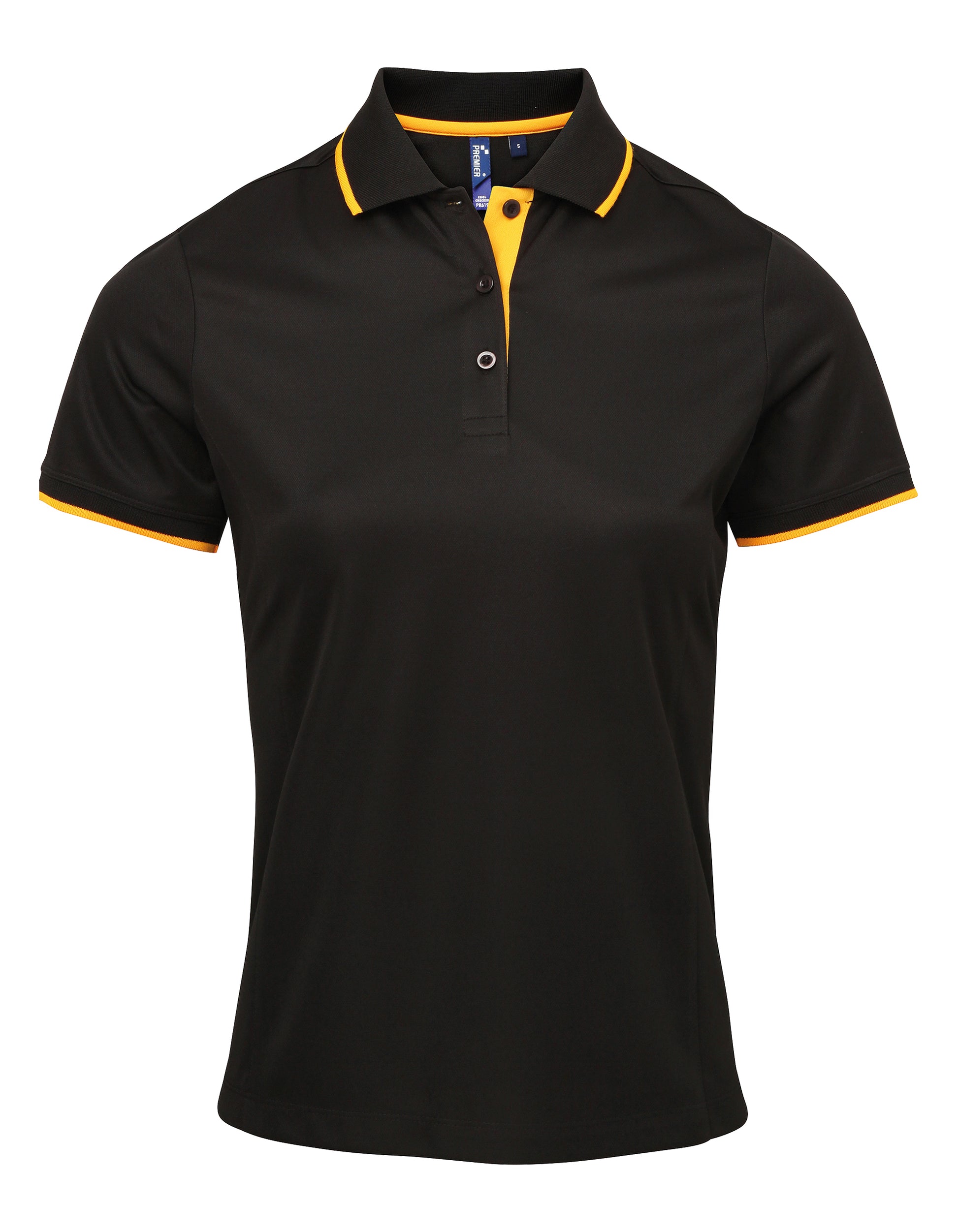 Ladies Contrast Polo - P619
