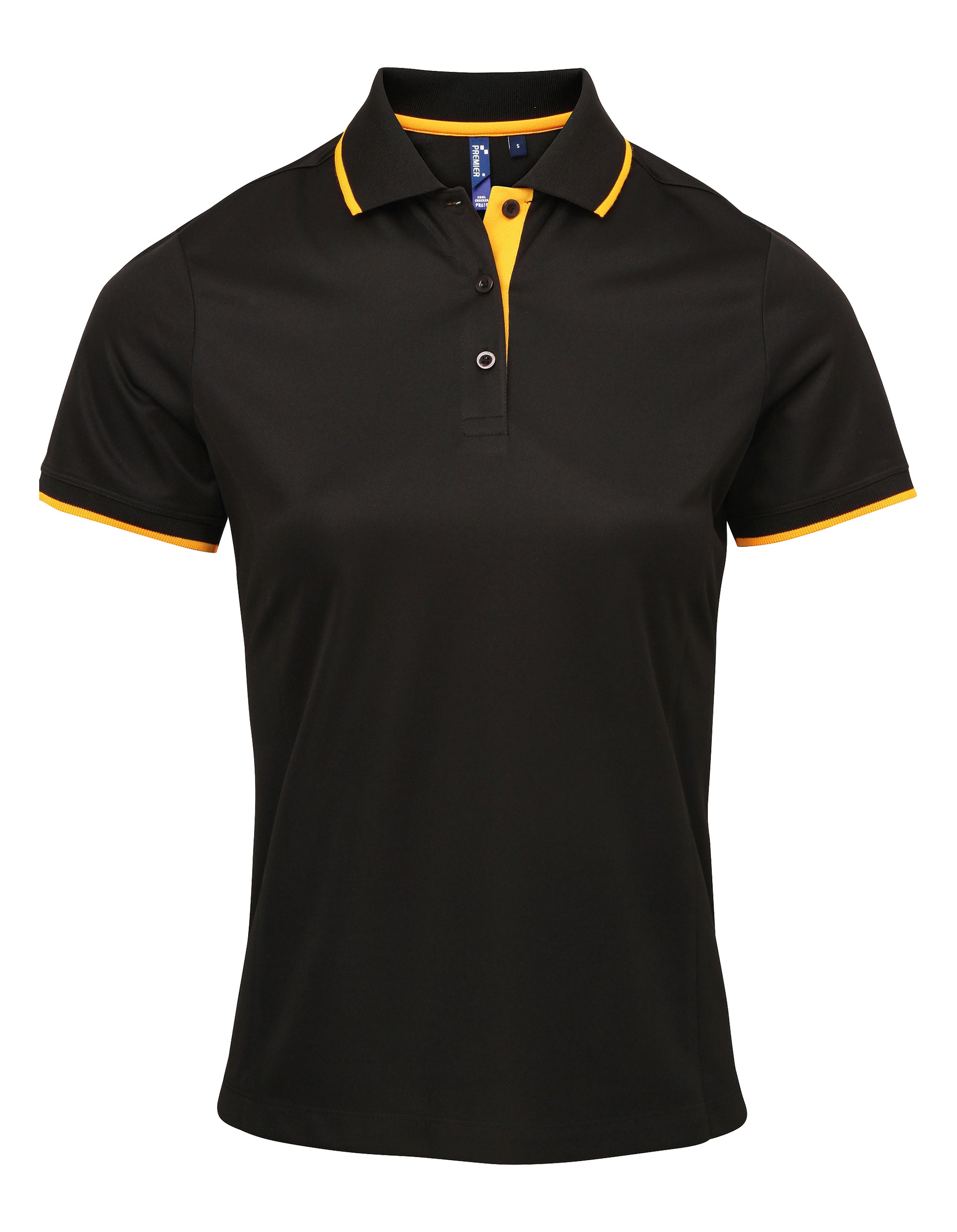 Ladies Contrast Polo - P619