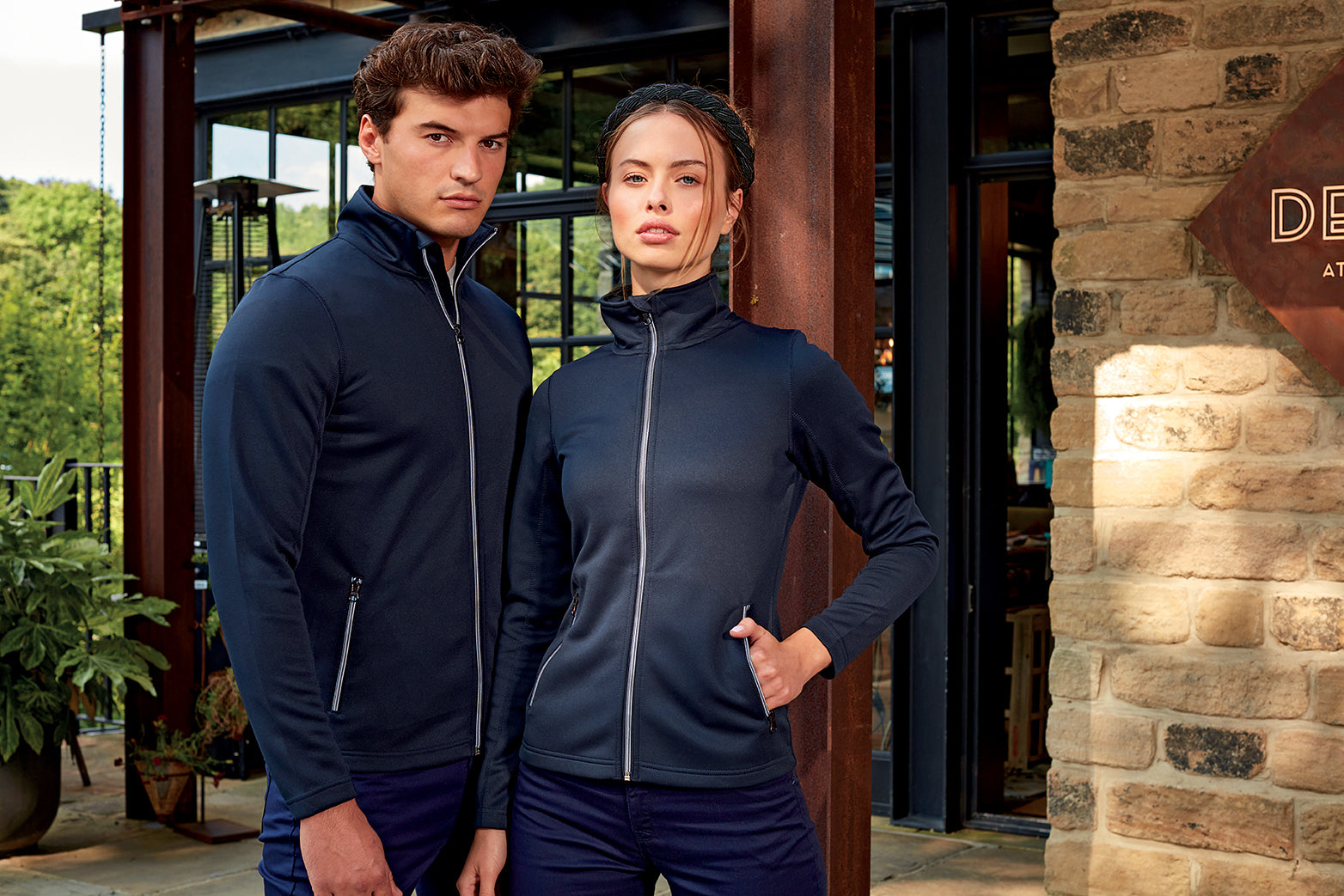 Men's Spun Dyed Zip Sweat - P808