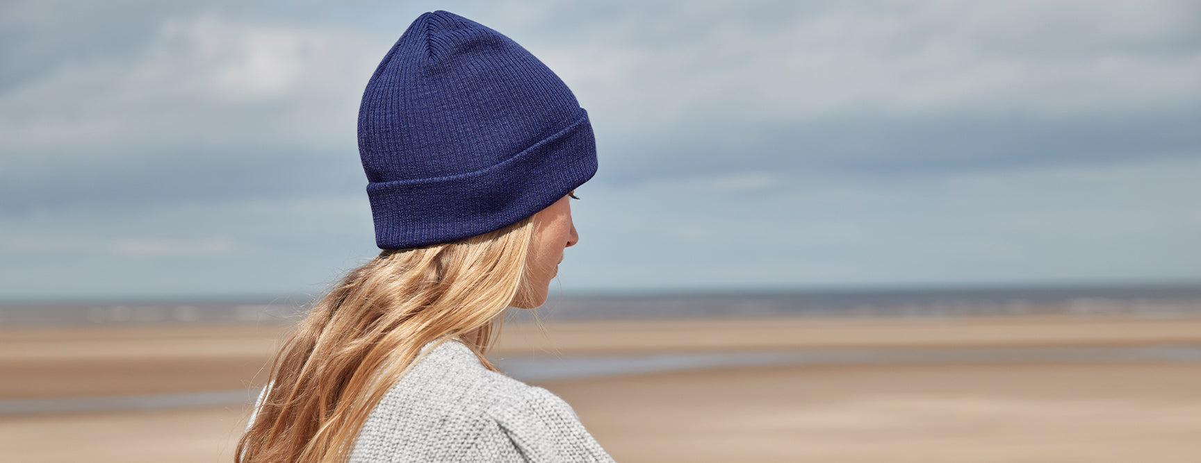 Organic cotton fine knit beanie - BBB51N