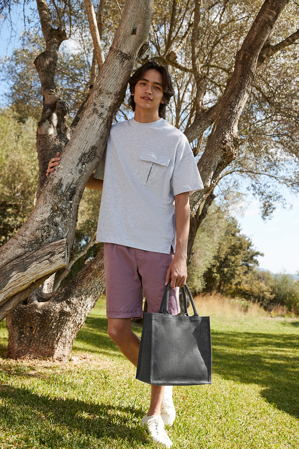 Jute Midi Tote - BBW413