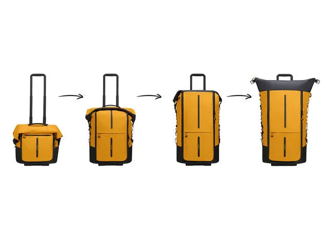 ECODIVER 4-i-1 foldbar duffelbag med hjul - X150627