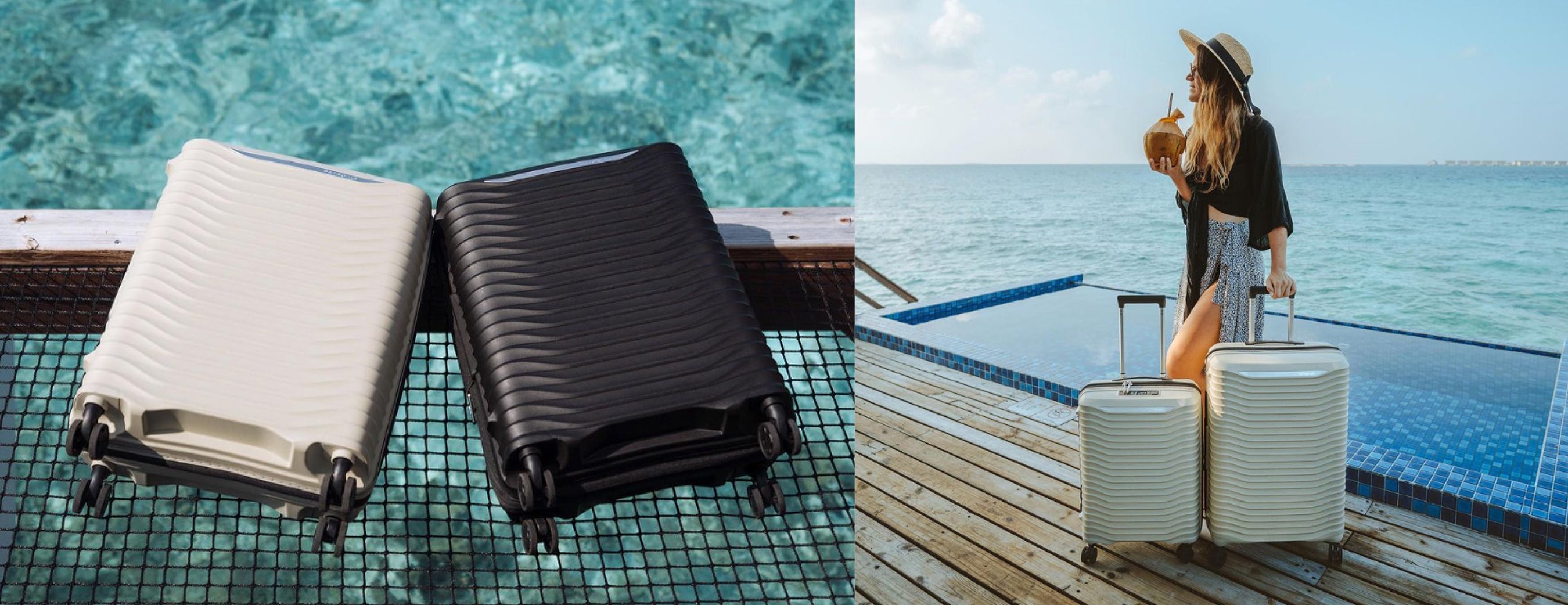 Upscape Utvidbar Koffert med 4 hjul 55cm - X143108