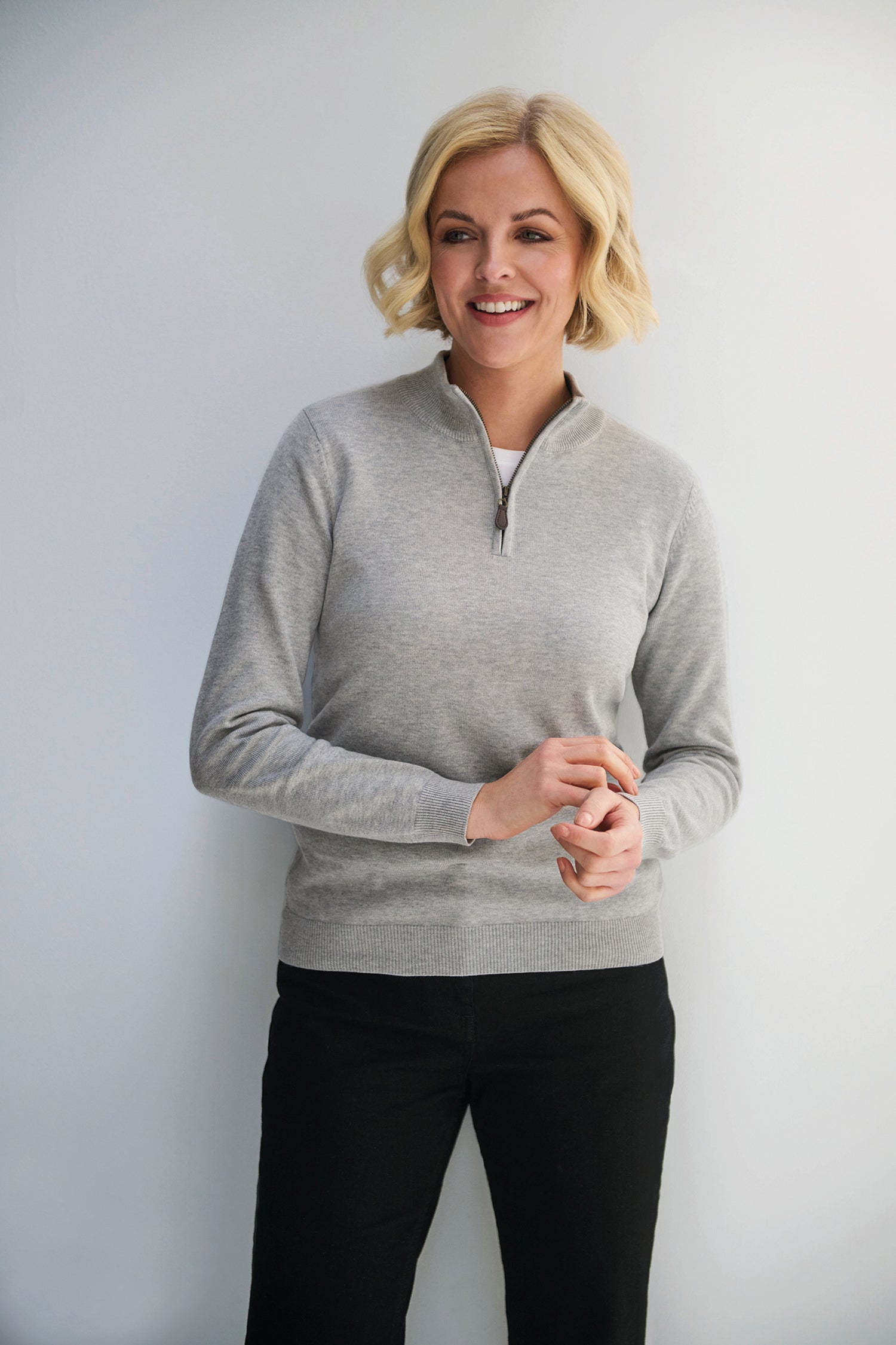 Taylor 1/4 Zip Neck (D) - TV2388