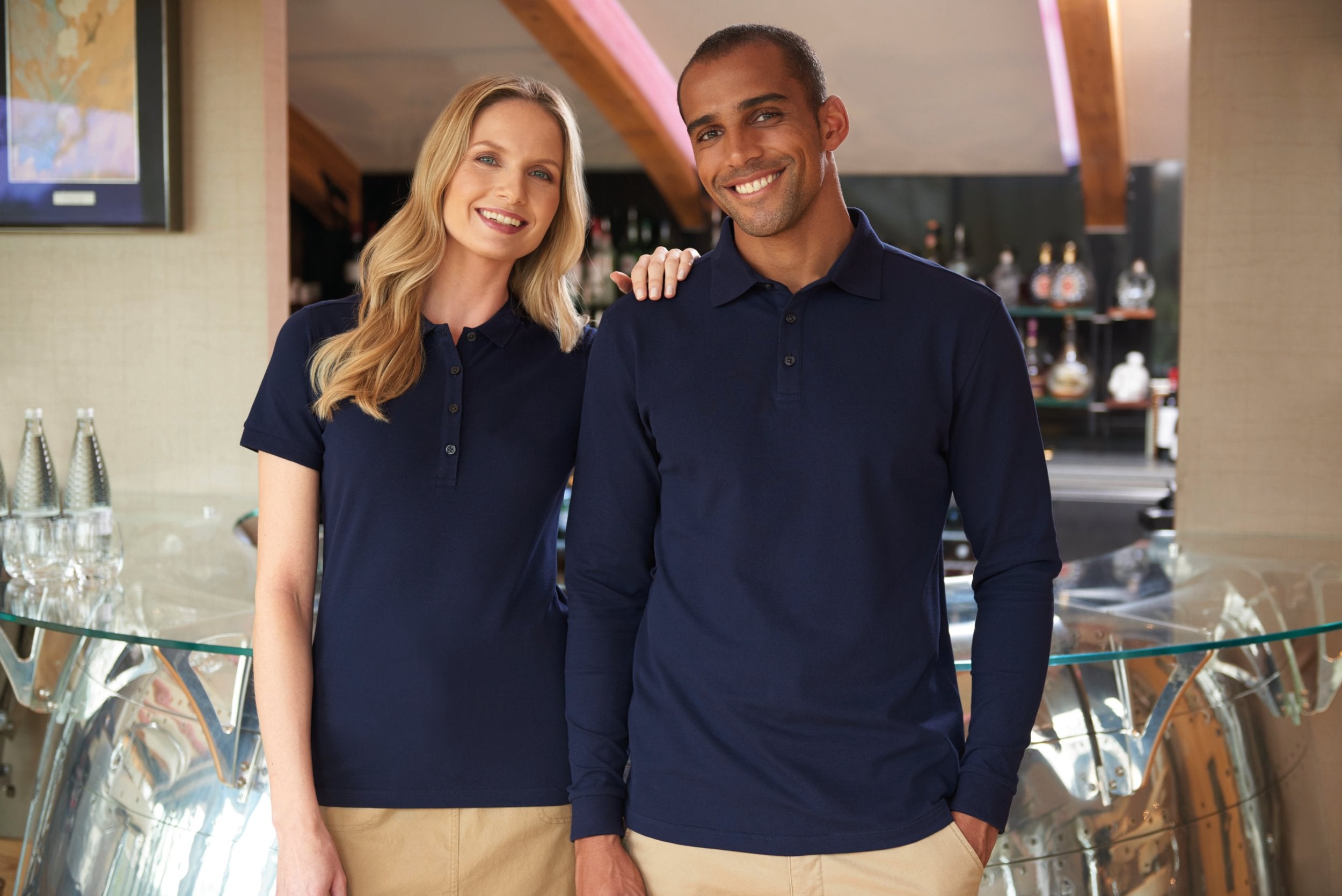 Hampton Premium Cotton Polo K/E Herre - TV4223