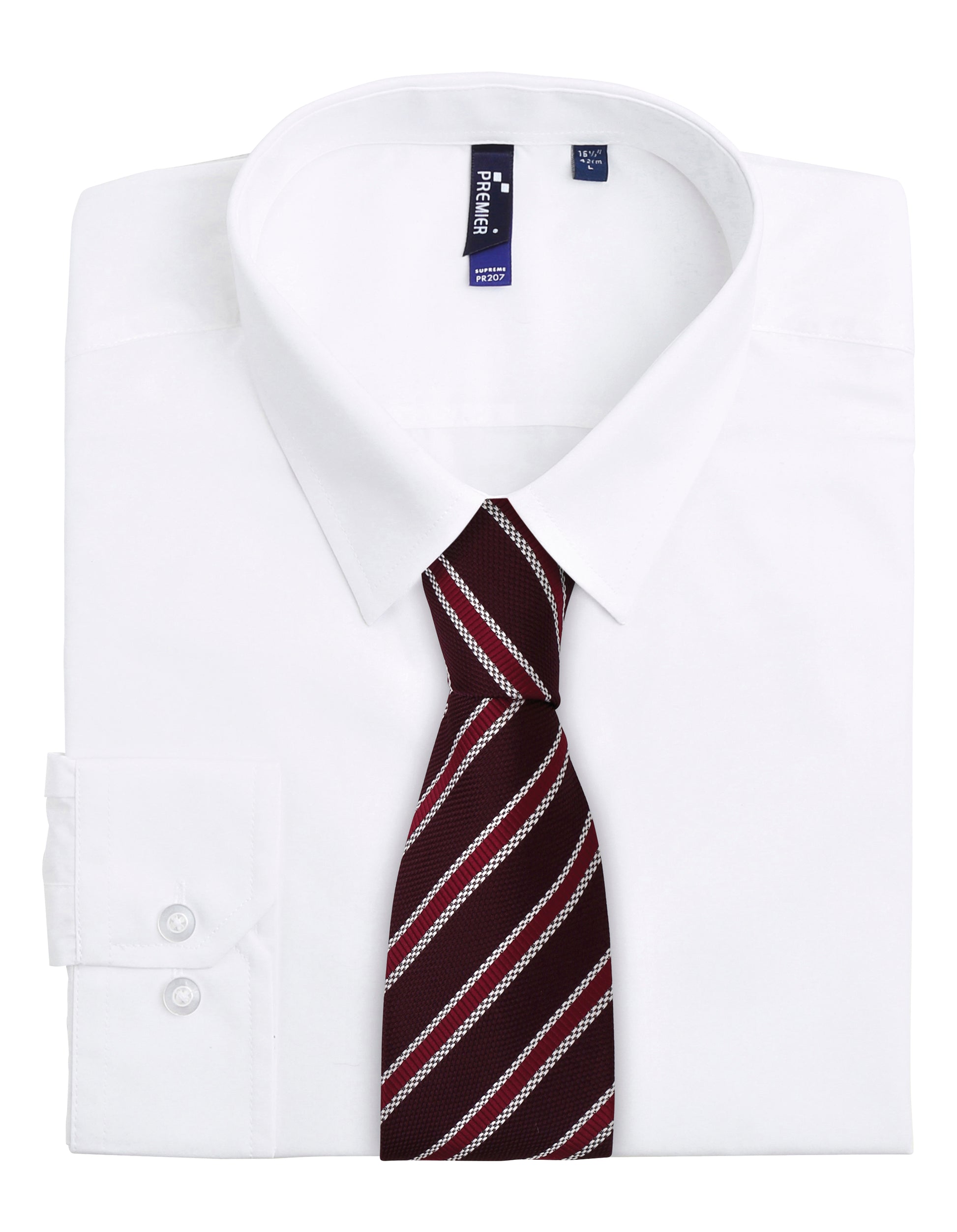 Waffle Stripe Tie - P783