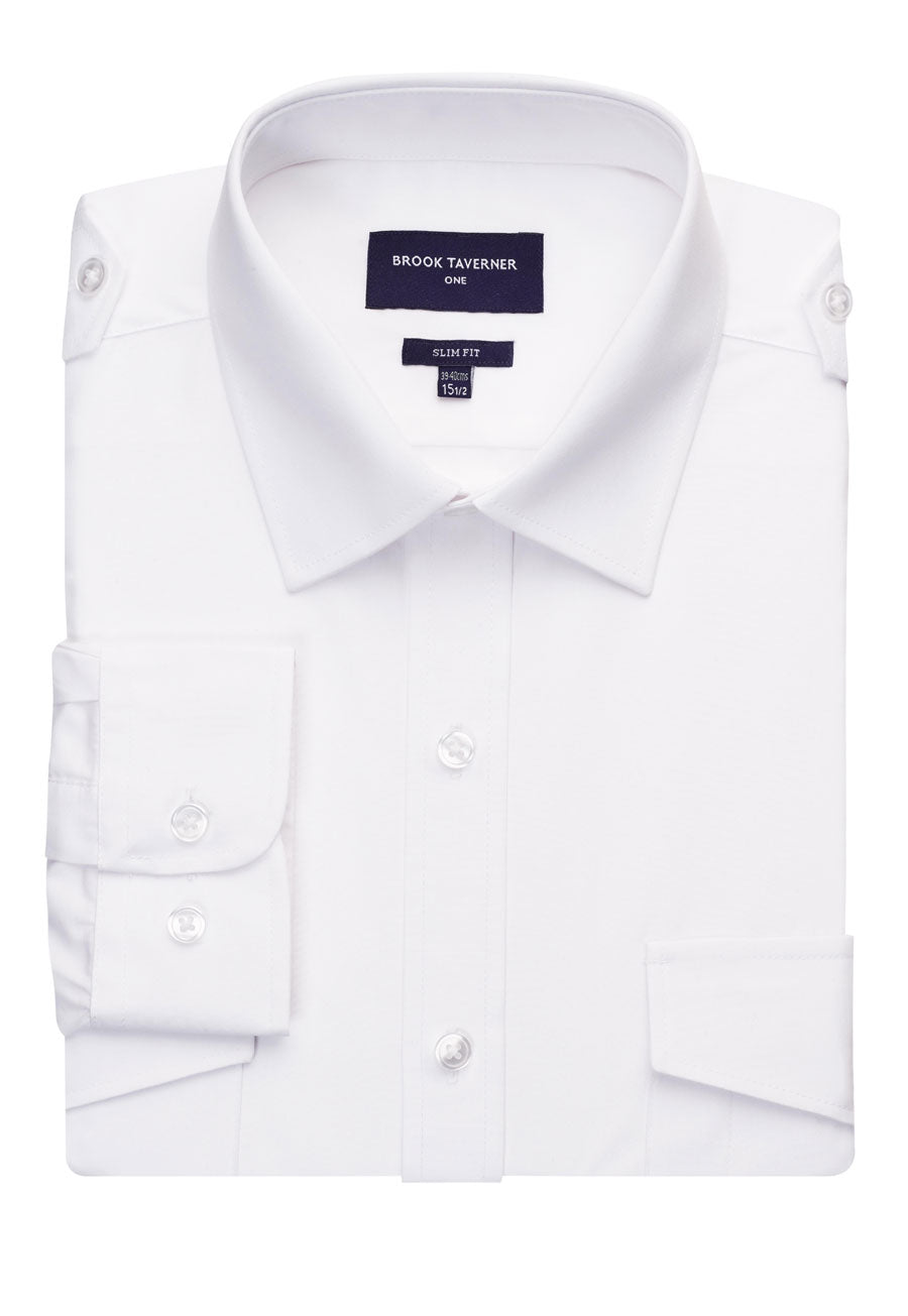 Ares Slim Fit L/E Pilotskjorte (H) - TV7756