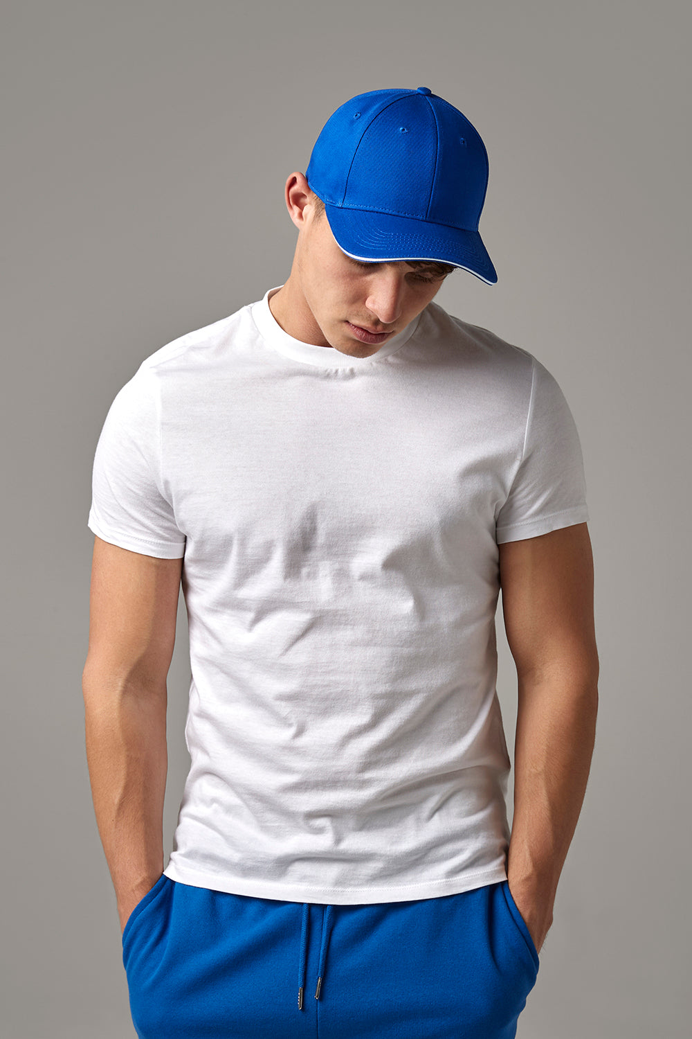 Earthaware® classic organic cotton 6 panel cap sandwich peak - BBB820C