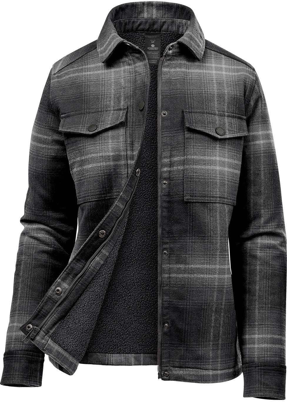 Highland Sherpa Lined Plaid Jacket (D) - SS19