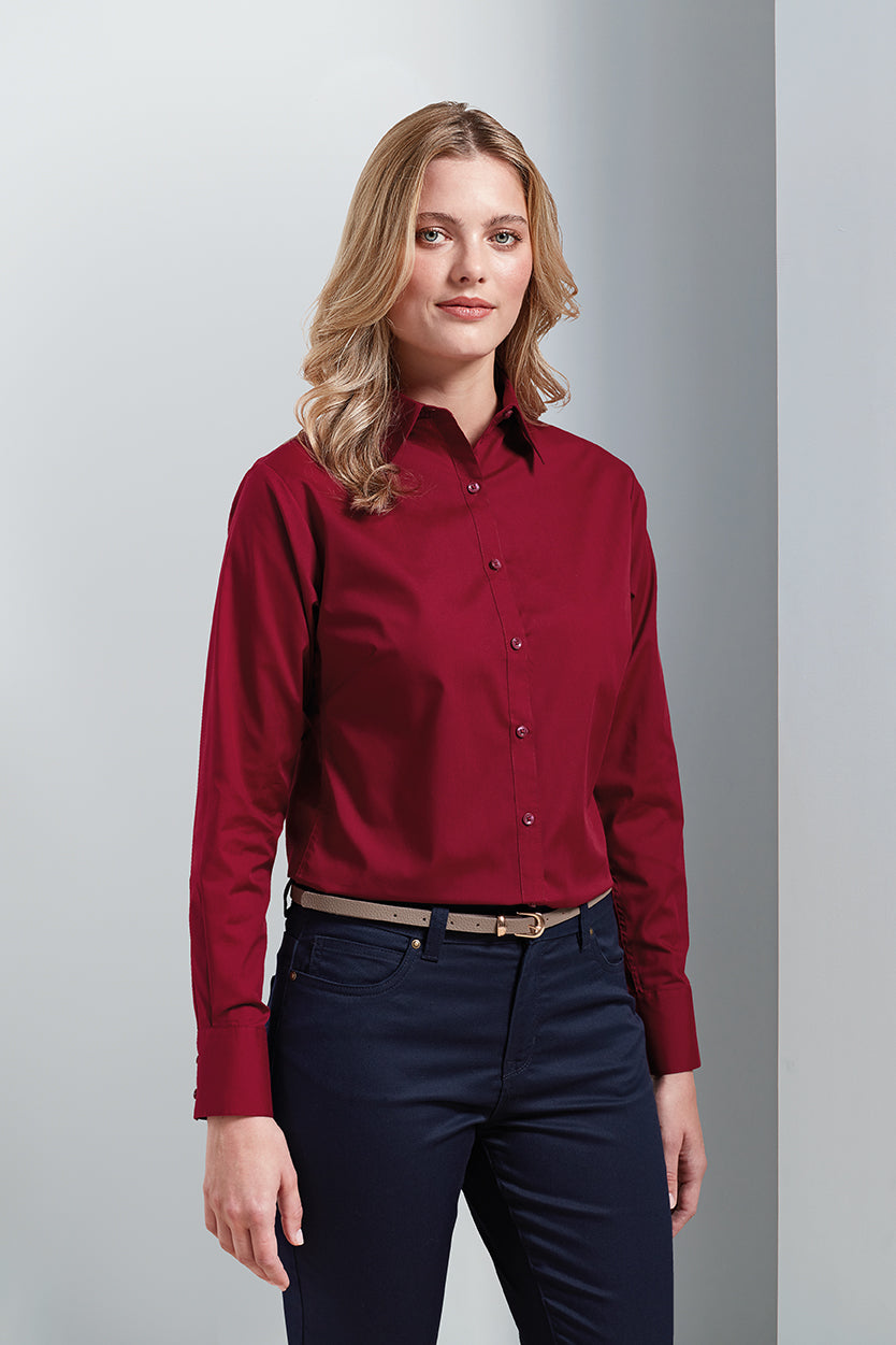 Women's Poplin L/S - P300