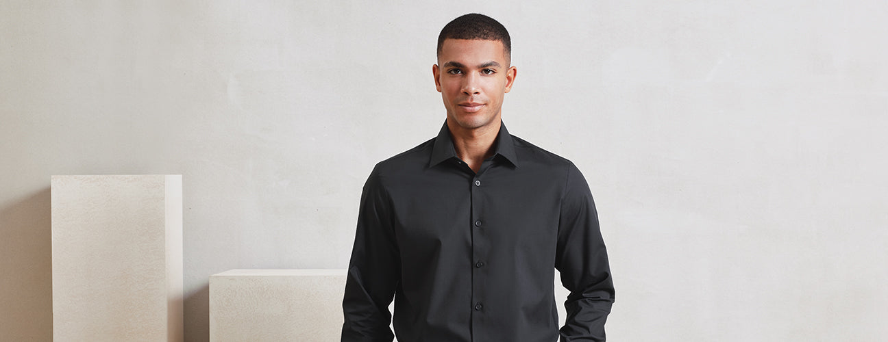 Mens L/S Poplin Shirt - P203