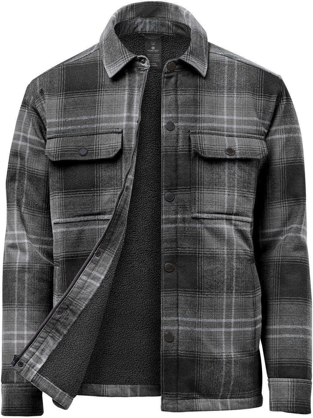 Highland Sherpa Lined Plaid Jacket (U) - SS18