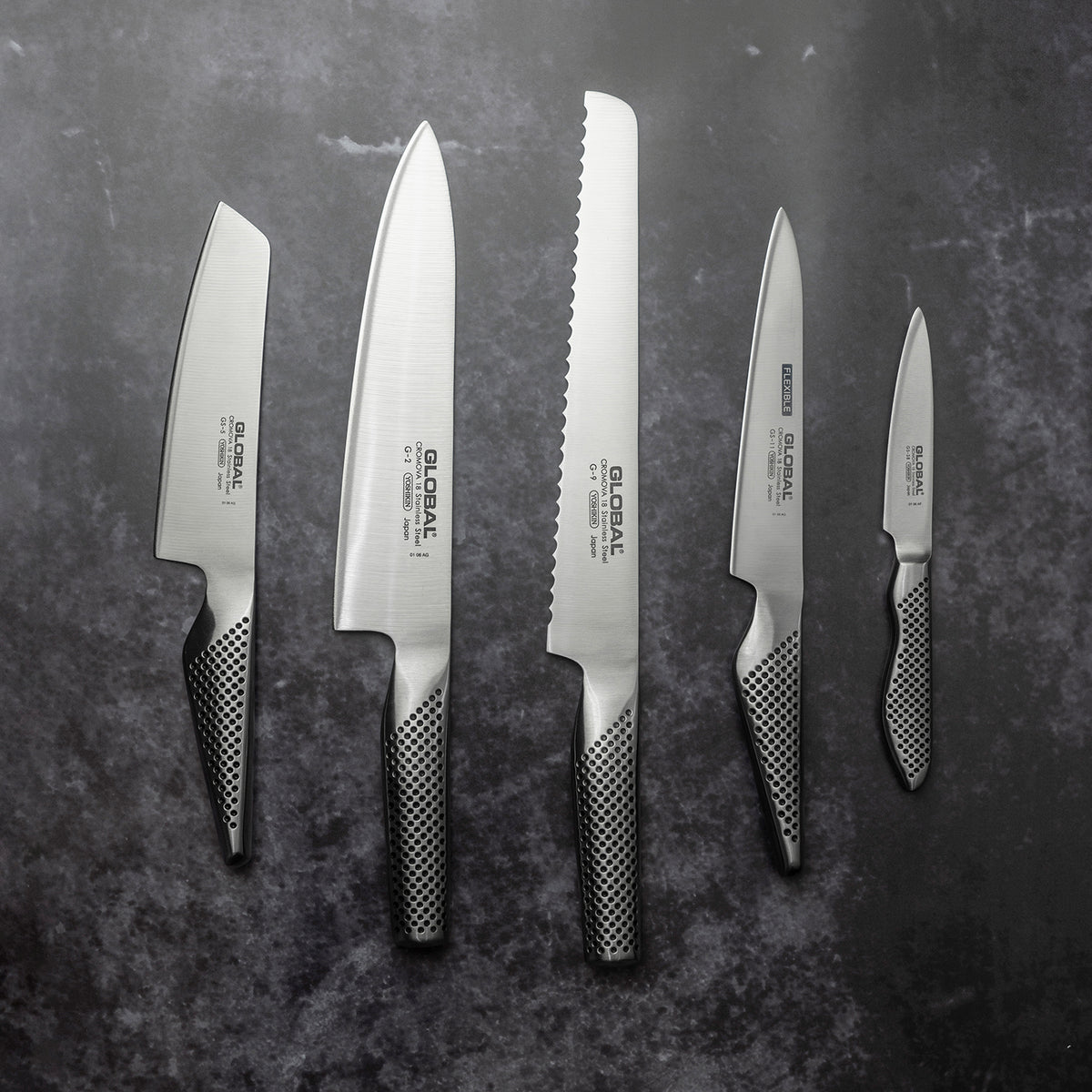 Knivsett i 5 deler G-2, G-9, GS-5, GS-11 & GS-38 - QG2951138