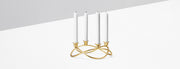 Season candleholder gold plated - FIGJ3586480