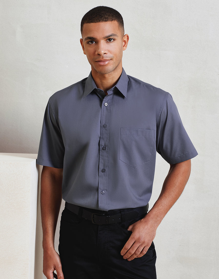 Men's Poplin S/S - P202