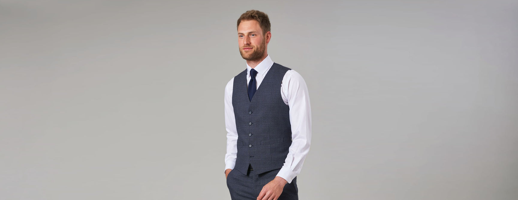 Emilio Check Waistcoat - TV1726