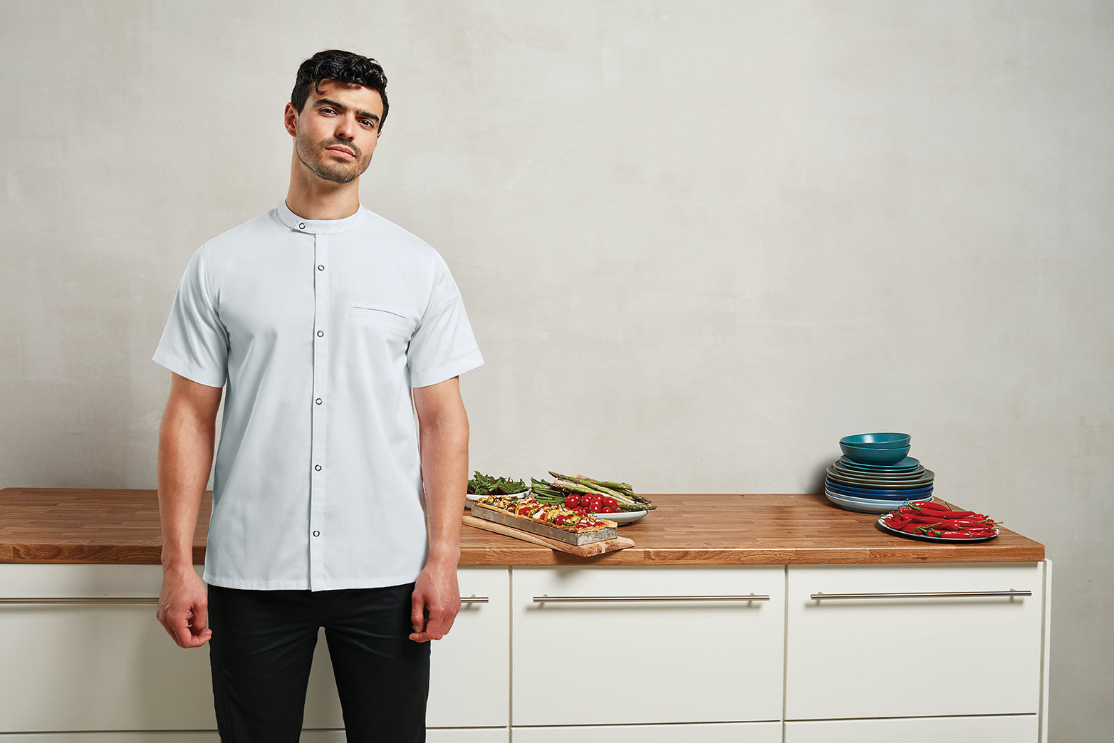 Chef’s Recycled Short Sleeve Shirt - P904