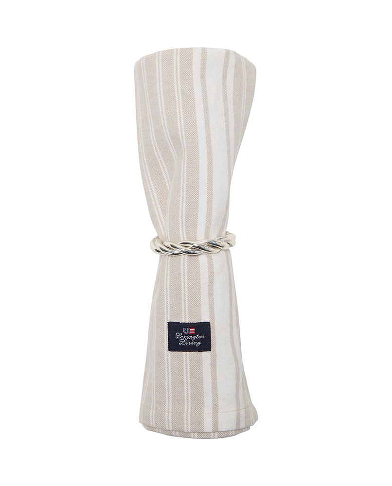 ICONS STRIPED OXFORD NAPKIN